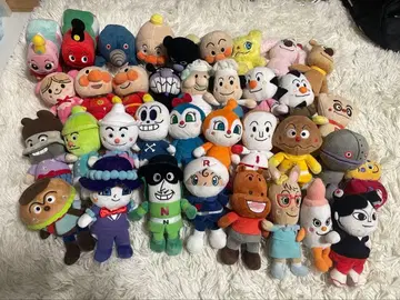 호빵맨 프리치이 콩 봉제 인형 세트