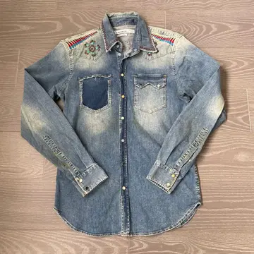 레어 Department five 5 데님 긴팔 셔츠 빈티지