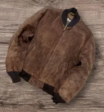 schott 스웨이드 봄버 자켓 빈티지 42