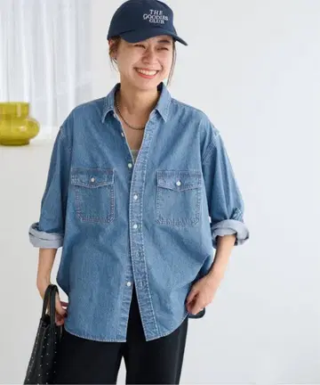 JOURNAL STANDARD relume 9oz C/R 데님 워크 셔츠