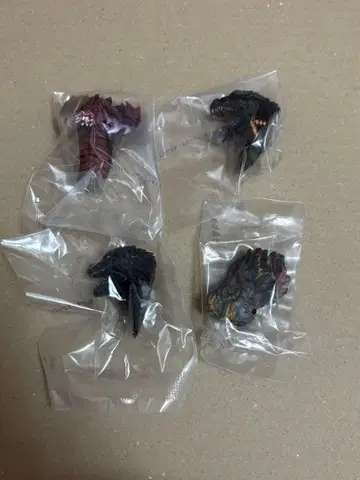 제일복권 고질라 괴수난무 E상 몬스터 헤드 마그넷 전 4종 컴프