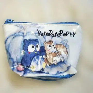 파타파타펫피 코인 케이스 미니 파우치 티슈 케이스 보트형