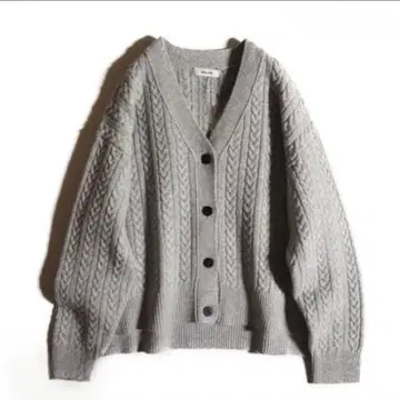 ebure 케이블 니트 가디건