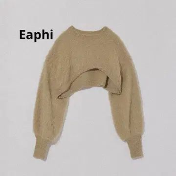 Eaphi FLUFFY WAVE KNIT 베이지 웨이브 니트 새상품