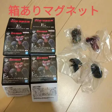 제일복권 고질라 괴수난무 E상 몬스터 헤드 마그넷 전 4종 컴프