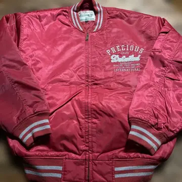 PRECIOUS DETAILED 나일론 블루종 자켓 레드 L 사이즈