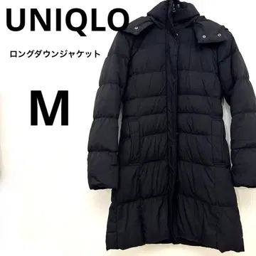 하자품 UNIQLO 롱 다운 자켓 M 블랙