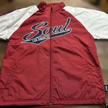 Soul Los Angeles 서울 나일론 블루종 자켓 레드 M 사이즈