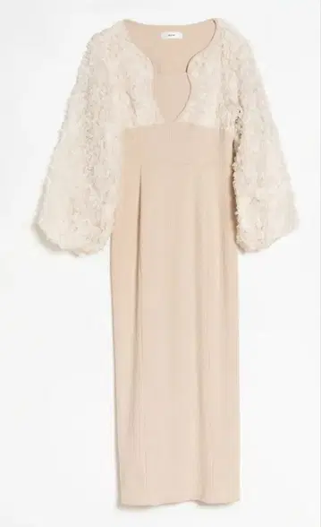 [ euw ] 볼륨 탑 원피스