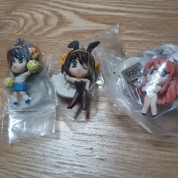 스즈미야 하루히의 우울 하레하레 스윙 키링 하루히 미쿠루 세트