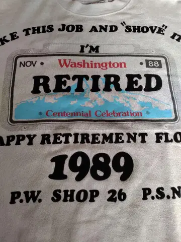 '80s 파랑 택 헤인즈 맨투맨