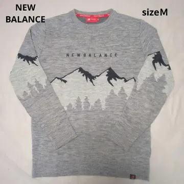 NEW BALANCE 산 패턴 니트 스웨터