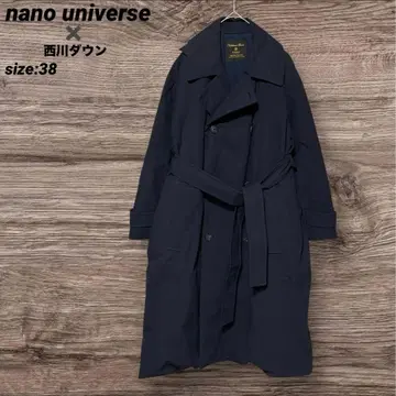 나노 유니버스 니시카와 다운 트렌치 다운 히가시하라 아키 네이비 레어