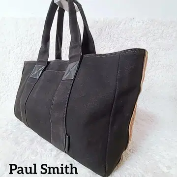 폴 스미스 토트백 멀티 스트라이프 대용량 블랙 A4 수납