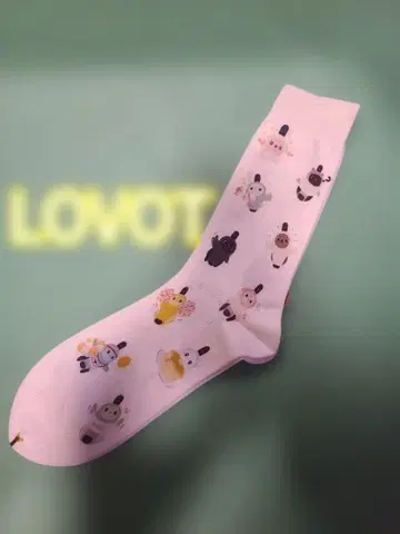LOVOT 패턴 양말 타비오 요코하마 한정판 새상품 미사용