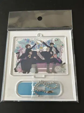 주술회전 고죠 사토루 BIRTHDAY 아크릴 스탠드 키링