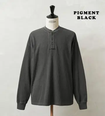 SCREEN STARS x WAIPER 헨리넥 서멀 PIGMENT