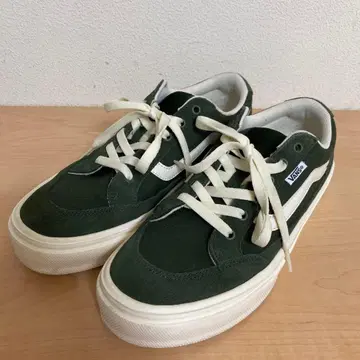 Vans 다크 그린 스니커즈 로우컷 27.5