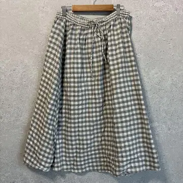 사만사 모스모스 (FREE) 깅엄 체크 스커트