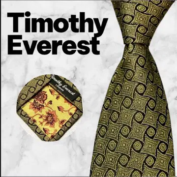 Timothy Everest/티모시 에베레스트 넥타이 골드 올 패턴