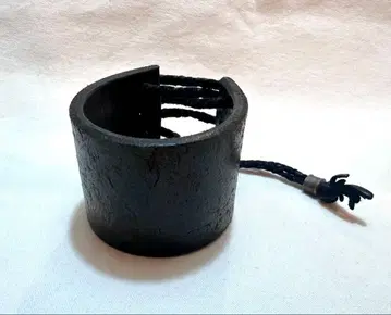 BACKLASH x JUN UEZONO 가죽 뱅글 / 백래쉬 실버