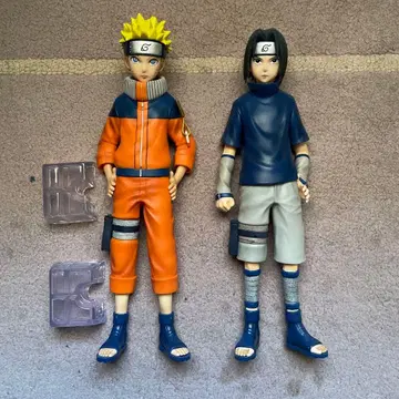 NARUTO 제일복권 나루토 사스케 피규어 두 개 모두 박스 있음