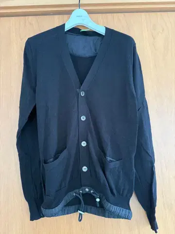 sacai 가디건 블랙 사이즈 1 클리닝 완료