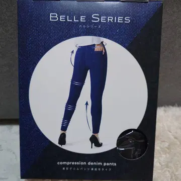 BELLE SERIES 압박 데님 팬츠 워시 블랙 XXL