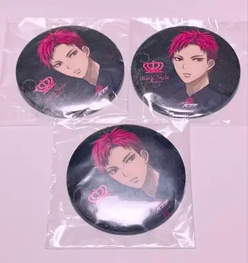 쿠로코의 농구 난자타운 컬렉션 글리터 캔뱃지 아카시 세이쥬로 3개