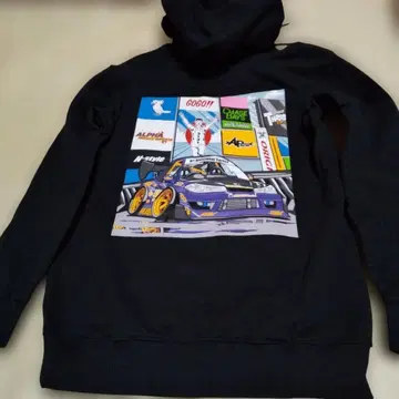 AP Racing 후드 부착 후드티 M 사이즈 블랙