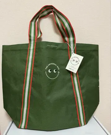 미사용 새상품 택 포함 안야 힌드마치 에코백 홍콩 한정판 그린