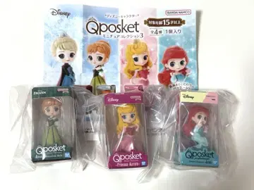 디즈니 Qposket 피규어 3개 세트