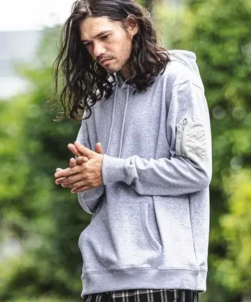 완판템 포켓 백 브러쉬드 오버 사이즈 풀 후드티 택 포함 새상품