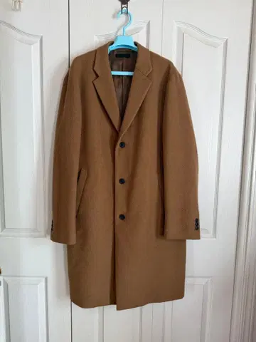 브라운 체스터 코트 3버튼