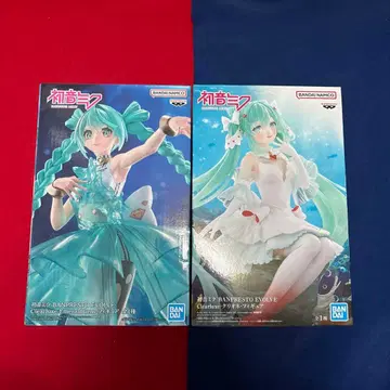 하츠네 미쿠 BANPRESTO EVOLVE 피규어 2개 세트