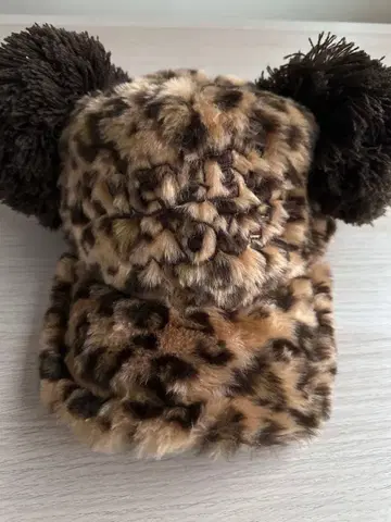 [ 새상품급 ] 디즈니 리조트 미키 팬캡 레오파드 무늬