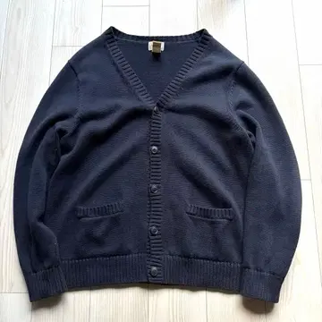 극상 90~00s L.L.Bean 코튼 가디건 코튼