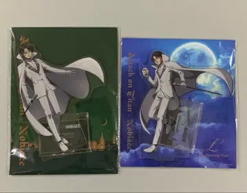 진격의 거인 아크릴 스탠드 리바이 노비에이스 2점