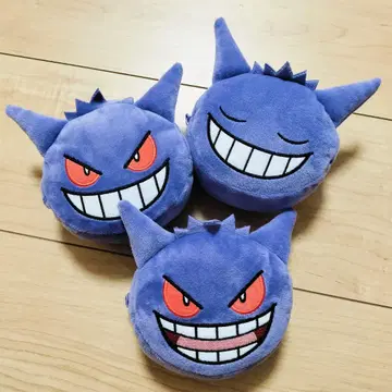 포켓몬 얼굴형 미니 파우치 겐가 3종