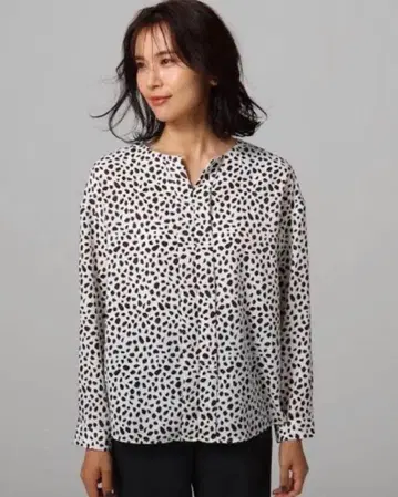 언타이틀 스키퍼 달마시안 패턴 블라우스 4