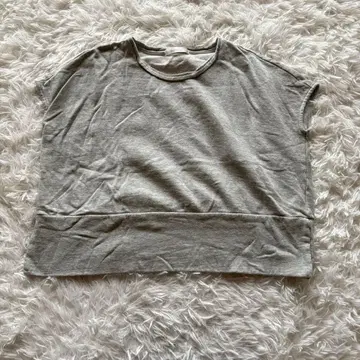 DoCLASSE 여성용 슬리브리스 T셔츠 M 코튼 면 그레이