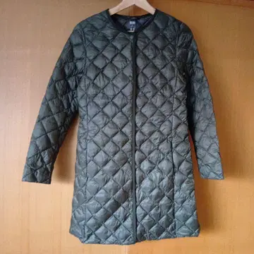 새상품급 UNIQLO 유니클로 다운 자켓 퀼팅 코트 여성용