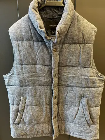 BANANA REPUBLIC 그레이 다운 베스트 M 사이즈