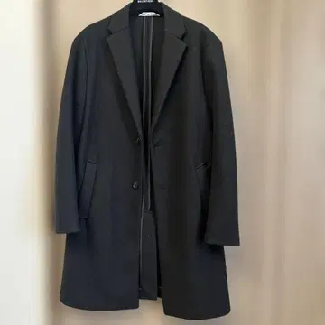 ZARA 블랙 체스터 코트