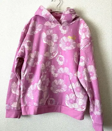 PUMA 후디 후드티 핑크 플라워