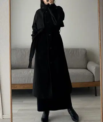 Loere 롱 코트 블랙