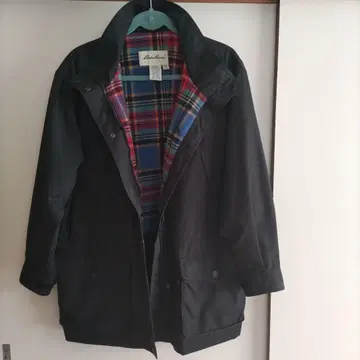 Eddie Bauer 블랙 하프 코트 L/G