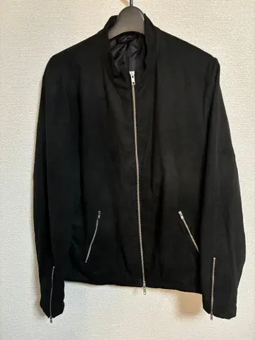 THE SHOP TK 블랙 스웨이드풍 자켓 L