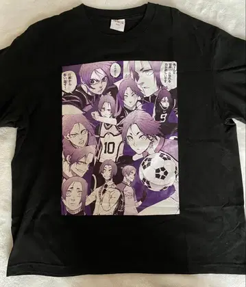 블루 록 미카게 레오 블루 록 전시회 캐릭터 T셔츠