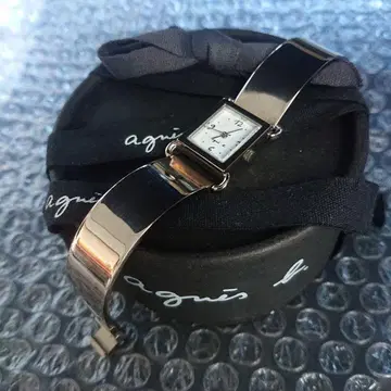 아네스베 V401 한글 스퀘어 페이스 시계 새상품급